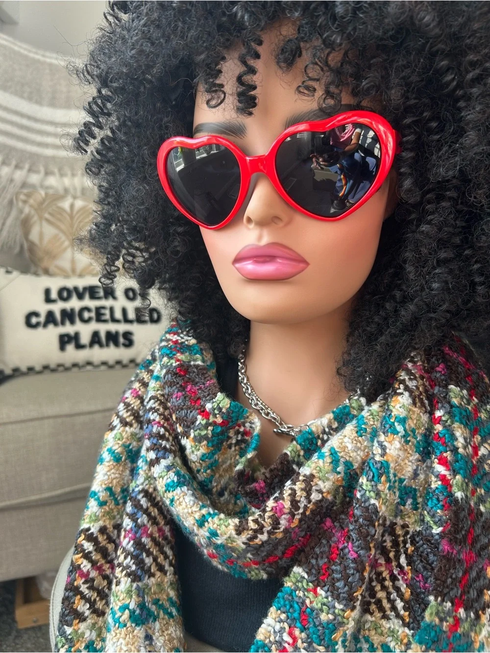 ✨NEW Red Heart Statement Sunglasses for Women